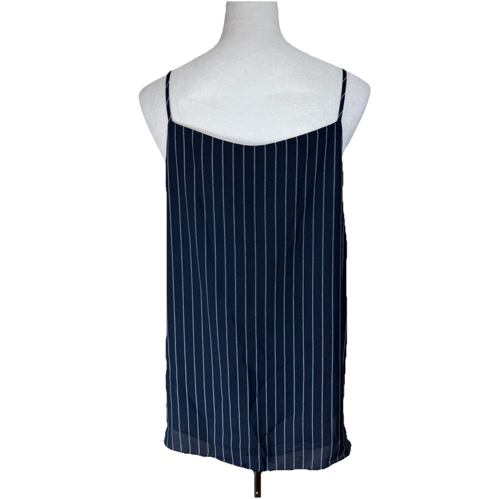 Tommy Hilfiger Cami Camisole Tank Top Women's M Navy White Striped Lined - Picture 6 of 16